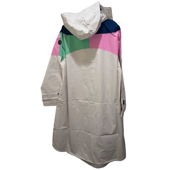 Sweaty Betty Retro Parachute Long Parka - Colorblock Size M - Picture 8 of 10